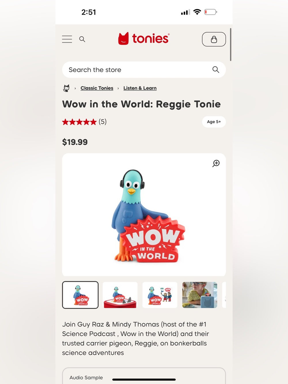 Wow in the World: Reggie Tonie